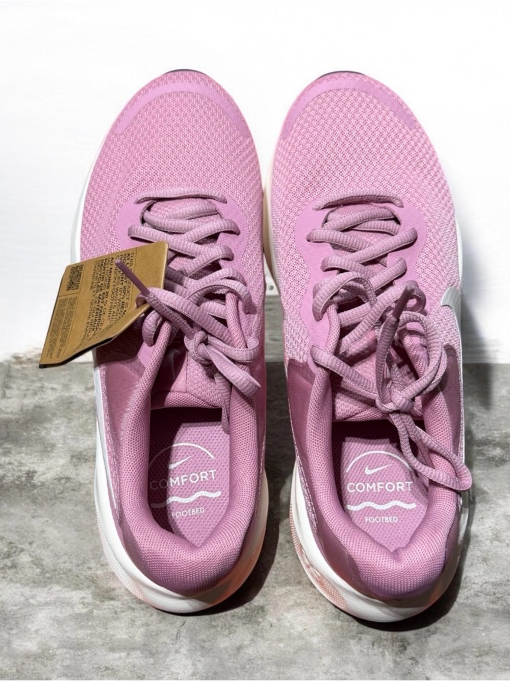 Nike Revolution 7 Lavender Pink Athletic Sneakers Womens Size 8 Men’s Size 6.5 - Picture 4 of 5